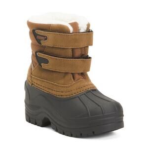 Khombu Waterproof/Insulated Pace Brown Black Winter Boots Toddler, Size 9T